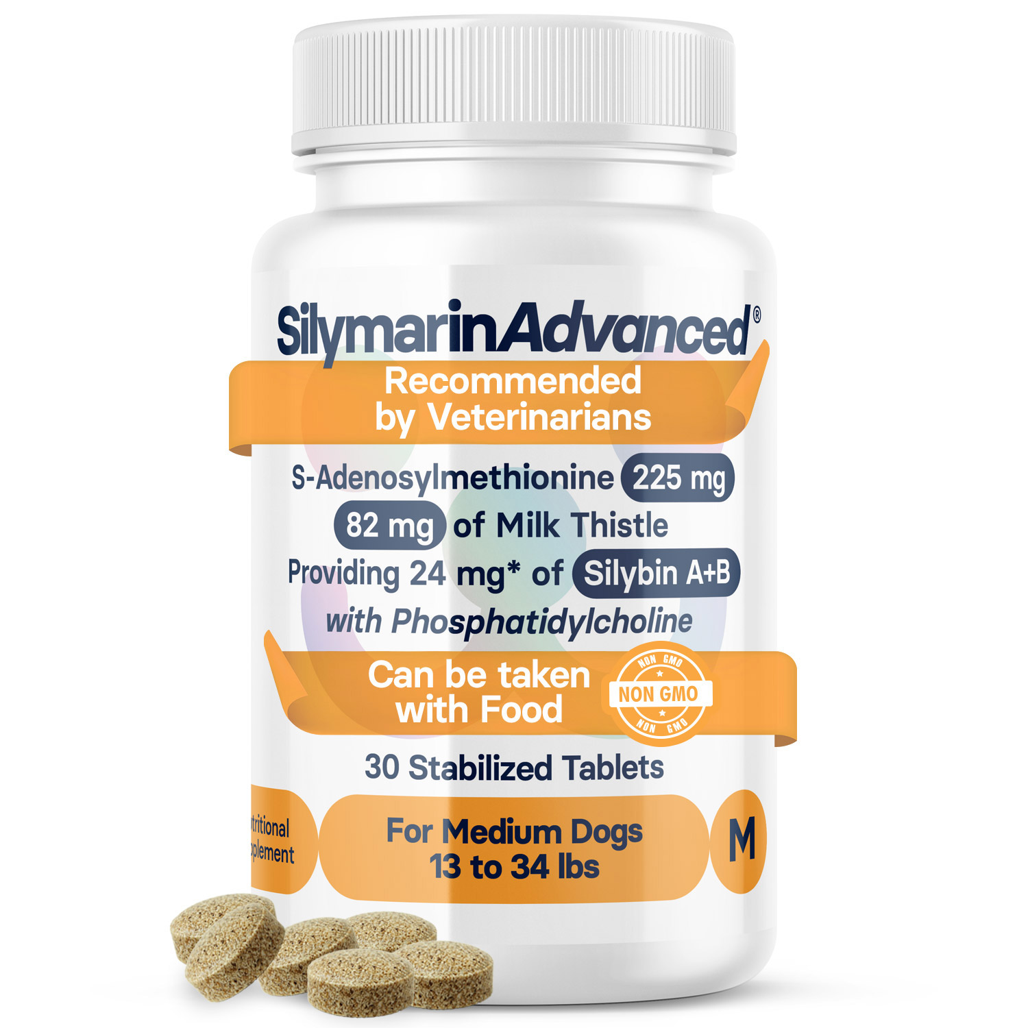 SilymarinAdvanced®
for Medium Dogs
13 to 34 lbs
